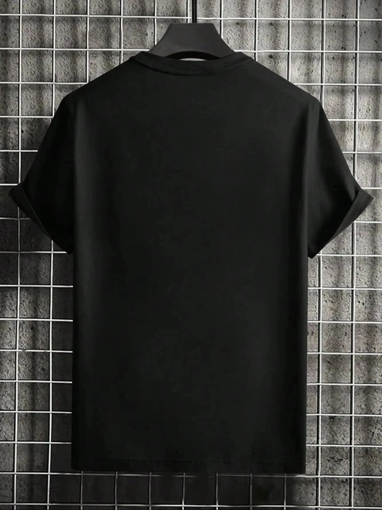 New Spring and Summer Cotton Crew Neck Top Letter Pattern Printing Trend Clothing Men's Light Luxury Short-sleeved T-shirt Women