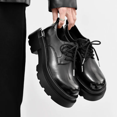 Men's Casual Business Leather Shoes Men Fashion Tassels Wedding Party Loafers Mens Classic Retro British Style Lace Up Flats