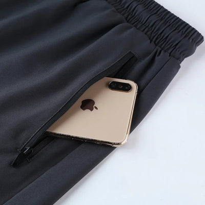 New Men Run Trouser 2 In 1 Double Layer Pant Tight Two Piece Running Training Gym Sweatpant With Pockets Running Trousers