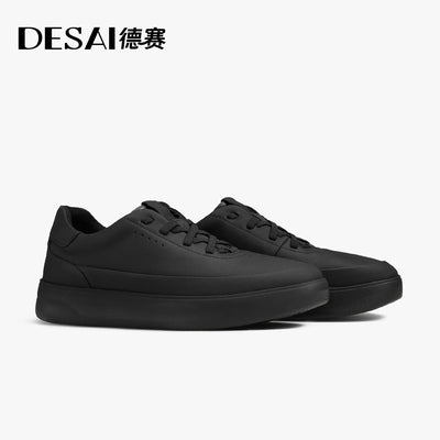 Desai shoes men's leather shoes men's 2025 new men's shoes casual shoes with light soft sole small white shoes men