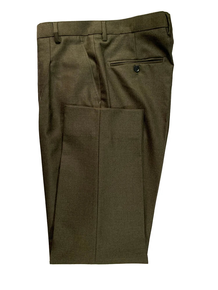 Fashion Dark Green Wool Pants Custom Made Dress Pants Tailor Made Suit Pants Custom Tailored Trouser Business Casual Trousers