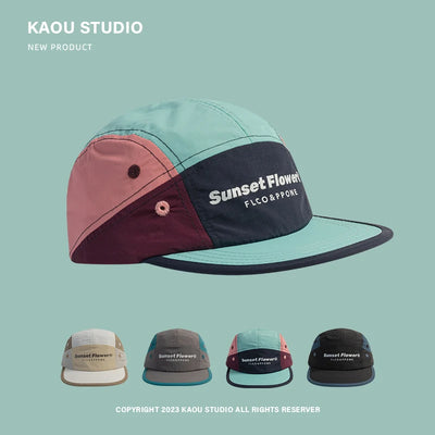 Street Hip-Hop Baseball Cap Men's and Women's Quick-Drying Thin Peaked Cap Wide Brim Sunshade