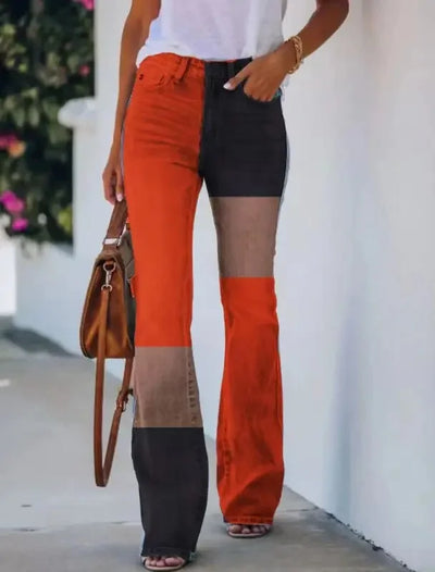 2022 New Independent Station Selling Plus Size Women's Casual Trousers Thin Style Jeans Women's Fashionable Elegant Design