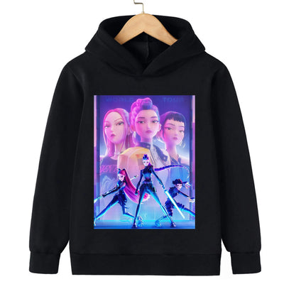 Kpop Witch Hunt Children's clothing, including men's and women's spring and autumn hoodies and fashionable sweatshirts