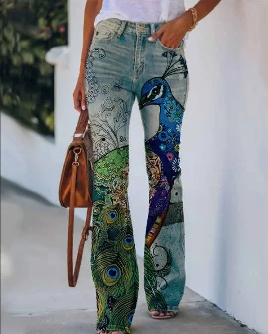 2022 New Independent Station Selling Plus Size Women's Casual Trousers Thin Style Jeans Women's Fashionable Elegant Design