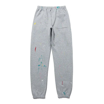 Luxury Cotton Graffiti Patchwork Casual Pants Mens 2024 New Brand Clothes Women Retro High Street Sweatpants Graphic Trousers