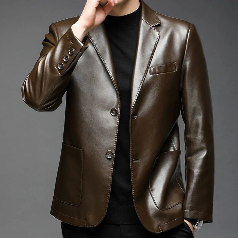 Coats Spring Autumn Man Dress Suits and Blazers High Quality Luxury Designer Clothes Handsome Gentleman Business Jacket for Men