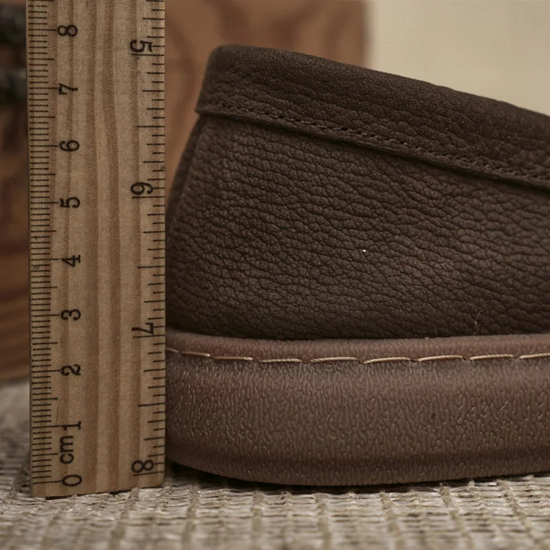 Italian Genuine Leather Men's Casual Shoes Fashion Business Loafers for Men Formal Shoes Designer Moccasins Lightweight Driving