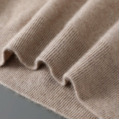 DjzDsm Autumn Winter Men's Sweater 100% Merino wool Thick Hooded Pullover Soft Knitwear Casual Comfort Wool Clothing Tops