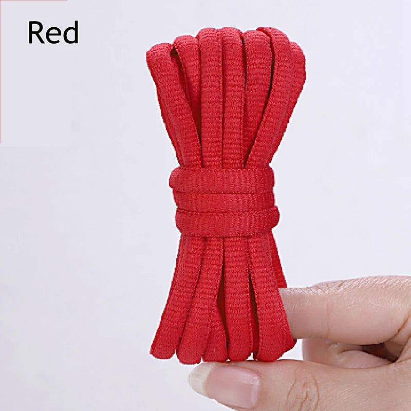 1Pair Oval Shoe Laces Half Round Athletic Shoelaces for Running Sneakers Laces Shoes Strings Durable without Fading Shoelace