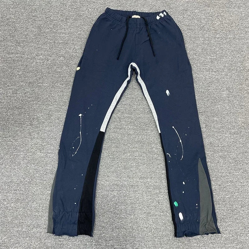 Tie Dye Sweatpants Y2K Pants Mens Womens Harajuku Hip Hop Tie Dye Graffiti Baggy Pants Drawstring Jogging Casual Trousers