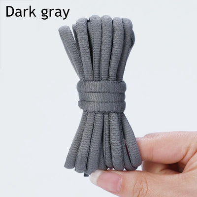 1Pair Oval Shoe Laces Half Round Athletic Shoelaces for Running Sneakers Laces Shoes Strings Durable without Fading Shoelace