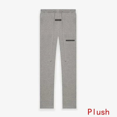 Season 8 Luxury Brand Men's Casual Pants Two Rows Flocked Letter Logo Top Quality Designer Brand Sweatpants