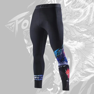Spring Autumn Men Running Tights GYM Camping Hiking Pants Male Basketball Football Soccer Fitness Exercise Sport Long Leggings 8