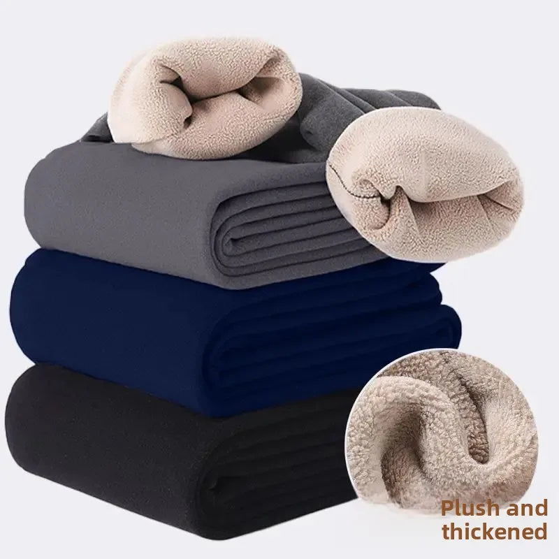 Winter Men Thermal Underwear Bottoms High Waist Skin-Friendly Fleece Thermo Tights Slim Pants elasticity Comfortable Long Johns