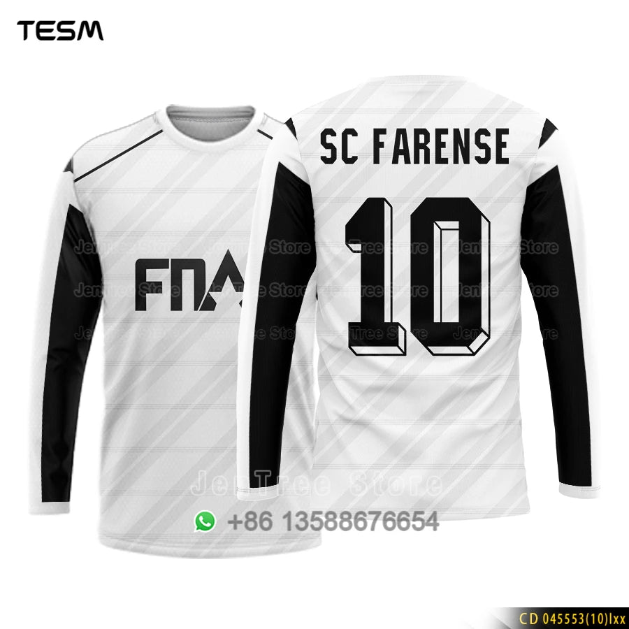 Sun Protection Long-Sleeved T-Shirt Men Sports T-Shirt Summer Breathable Balloon Clothing Kid Outdoor Casual Round Neck