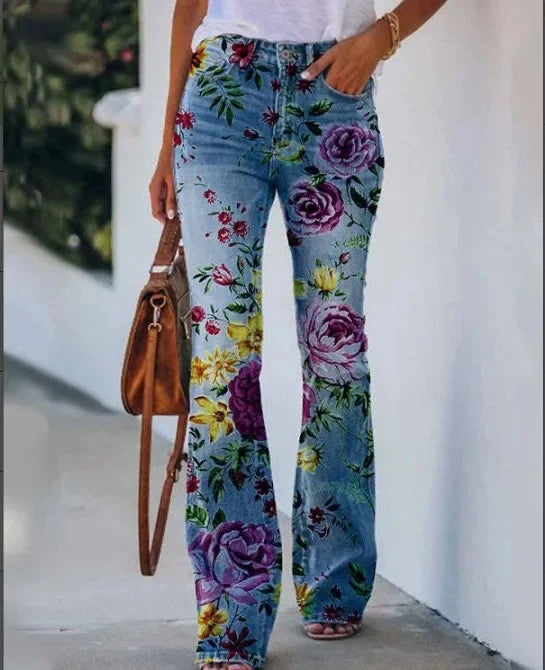 2022 New Independent Station Selling Plus Size Women's Casual Trousers Thin Style Jeans Women's Fashionable Elegant Design