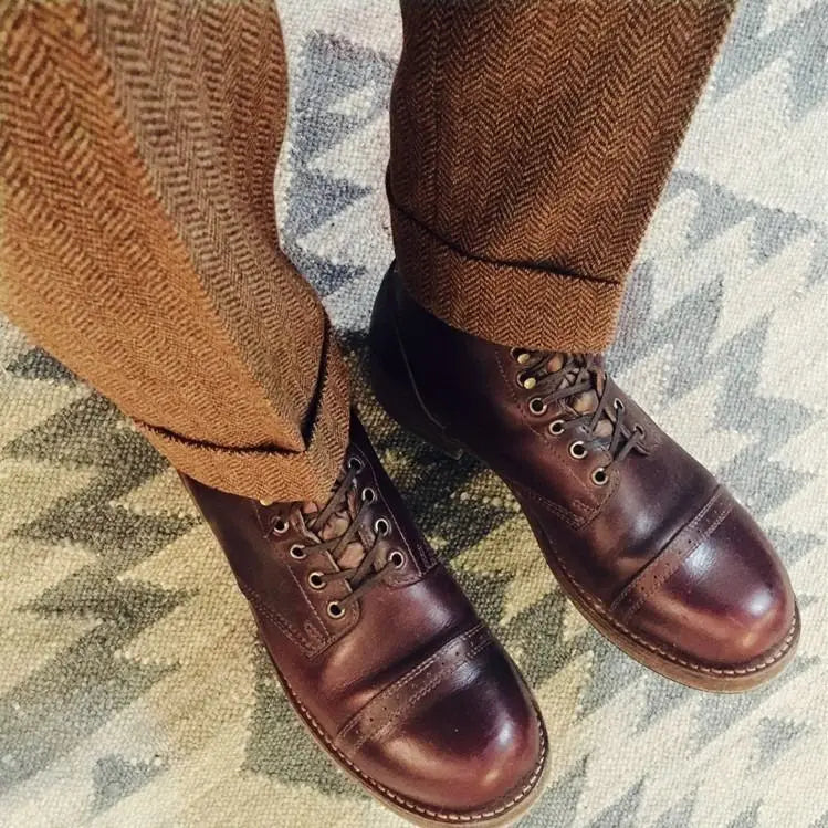 2024 Autumn Winter British Style New Solid Woolen Casual Large Size Suit Pants Men Retro Loose Straight Office Pants  Q23