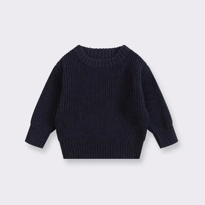 0-7T Toddler Kid Baby Boy Girl Winter Clothes Newborn Baby Sweater Infant Knit Pullover Top Casual Basic Top Knitwear Outfit