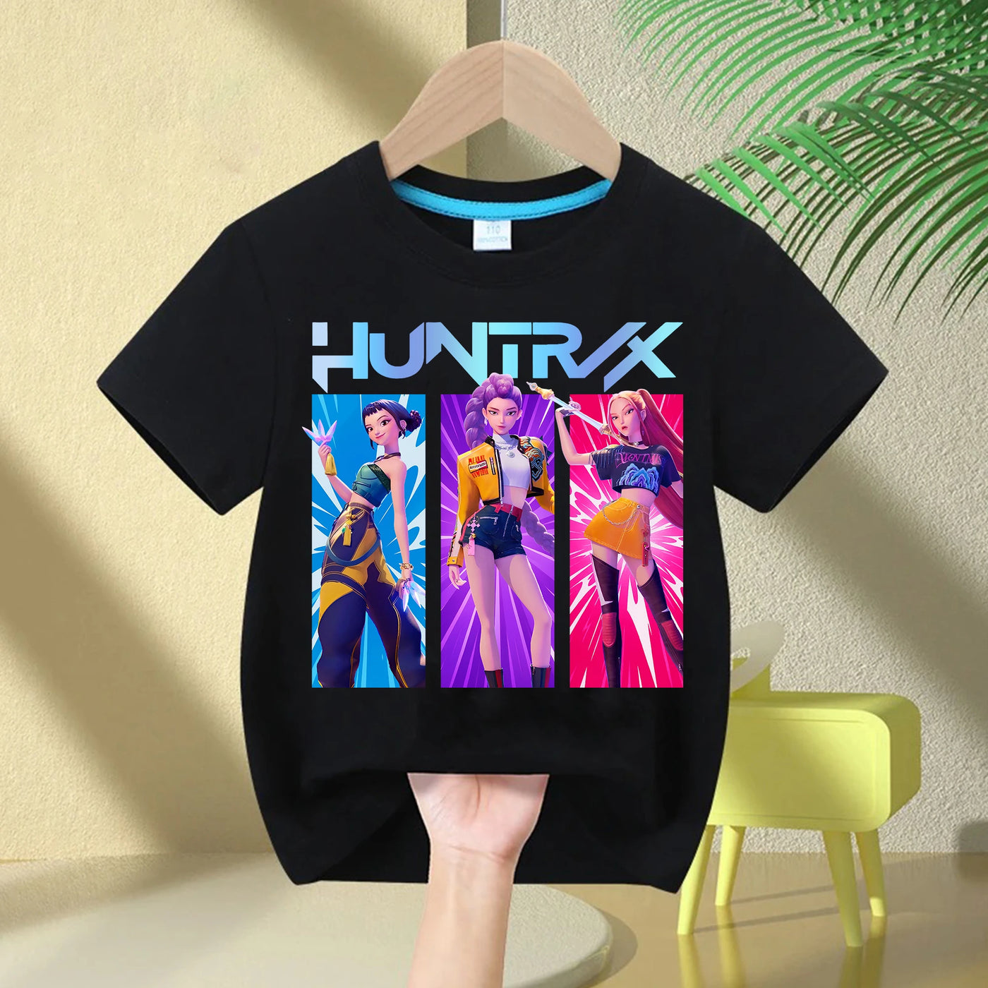 2025 Hot Movie Soft Cotton Baby Girls T Shirt Children's Clothing KPop Demon Hunters Fans Gifts Kids Clothes Fashion Casual Tops