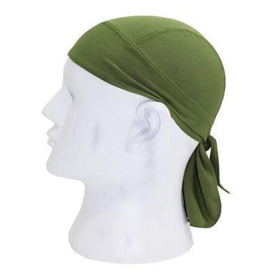 Quick Dry Pure Cycling Durag Head Scarf Summer Men Running Riding Bandana Headscarf Ciclismo Pirate Cap Headband