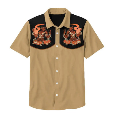 Summer Men's Shirt Outdoor Casual Short Sleeve Hawaii Shirts For Men Fashion Oversized Clothing Button Cardigan Laper Tops