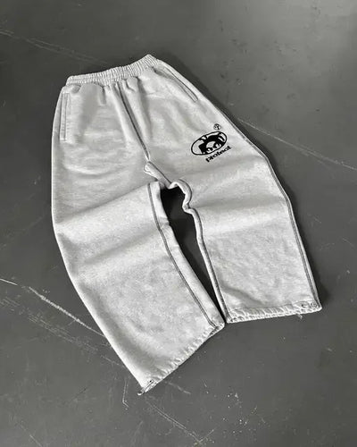 Street Sweatpants Y2K Harajuku Gothic Hip Hop Letter Embroidery Baggy Casual Pants Mens Womens New Elastic Waist Jogging Pants