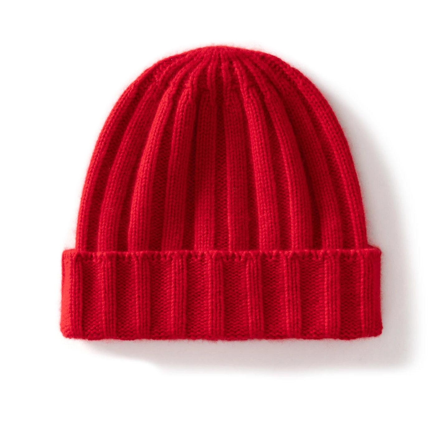 MERRILAMB 100% Pure Cashmere Beanie Hat Unisex Winter Hat Ribbed Knitted Thicken Hats for Men Women Outdoor Casual Soft Warm Cap