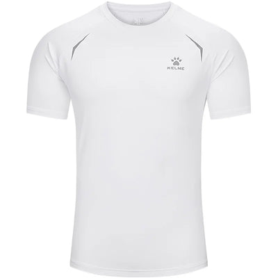 Kelme Men's Sports Tops Quick-drying Fitness Clothes Outdoor Running Breathable Short-sleeved Basketball T-shirt