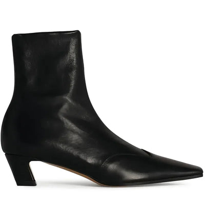 Leather Patchwork Sewing Ankle Boots Sexy Square Toe Zipper Thin Heel Accept Customized New Arrivals Fashion Women Boots