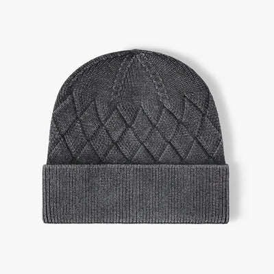 Outdoors Thick Soft Stretch Knitted Hat Hight Quality Elastic Skull Caps Beanies With Custom Logo Embroidery for Man Woman