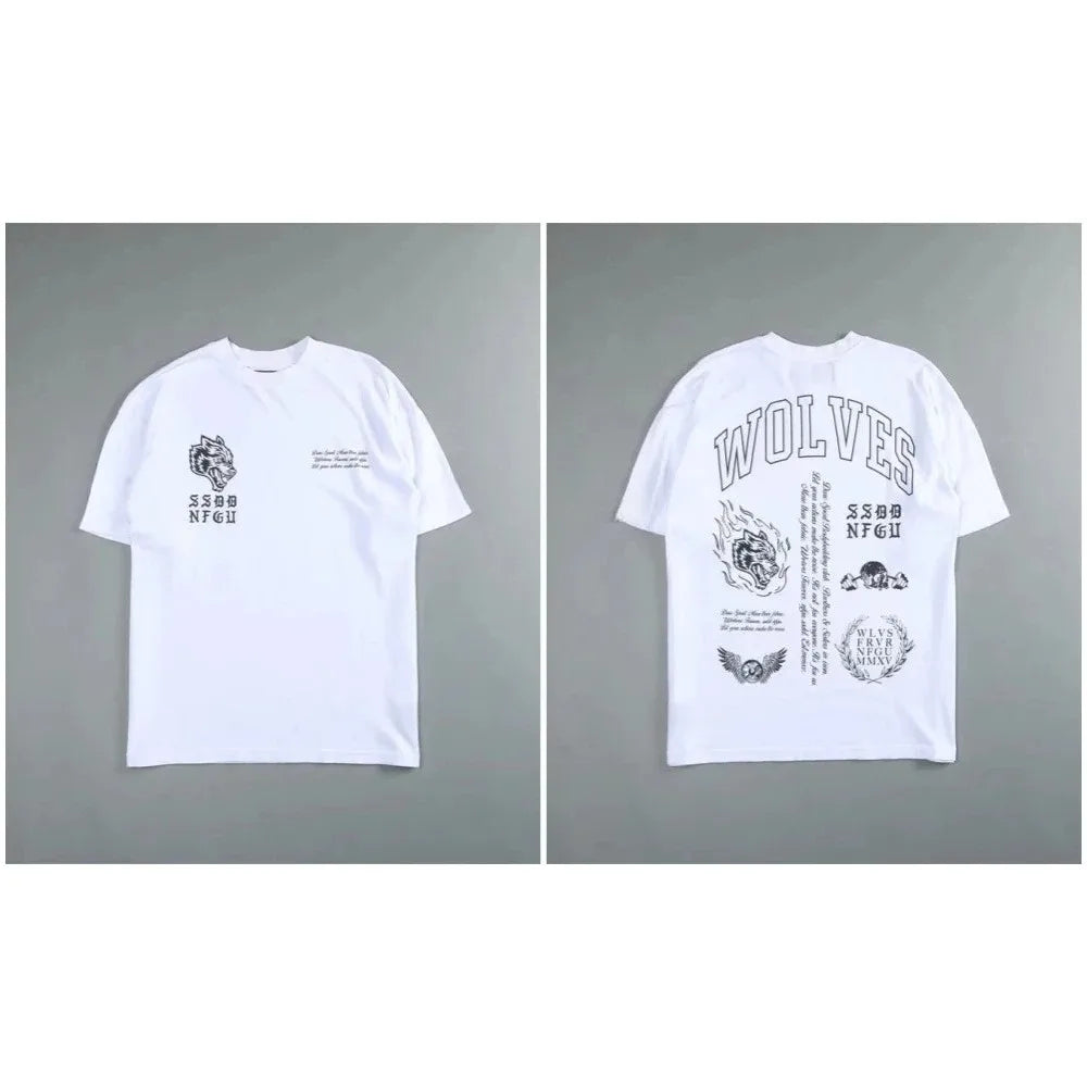 2025men's and women's couples motorcycle oversized breathable men's T-shirt muscle prayer handprint fitness T-shirt short sleeve