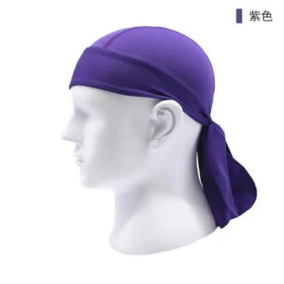 Quick Dry Pure Cycling Durag Head Scarf Summer Men Running Riding Bandana Headscarf Ciclismo Pirate Cap Headband
