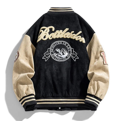 New Baseball Jacket Men Fashion Embroidered Jackets Coats High Street Outwear Man Bomber Jacket Hip Hop Clothing Top