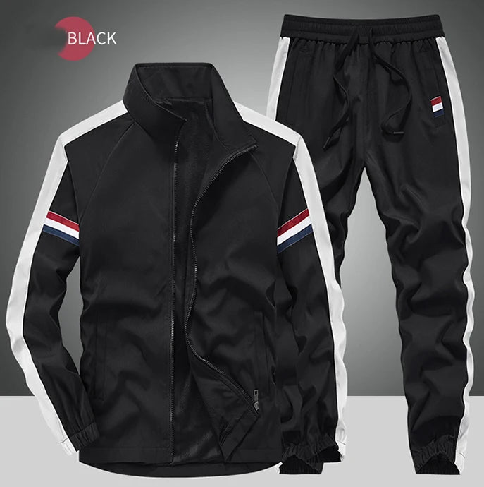 Men's Tracksuits 2 Piece Long Sleeve Athletic Full Zip Sweatsuits Jogging Suit Set Casual Outdoor Sports Running Tracksuit Sets