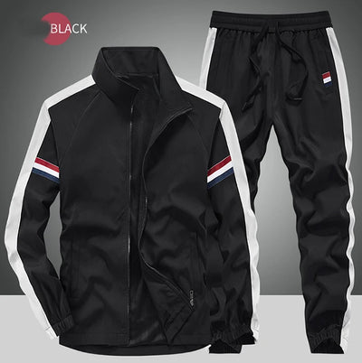 Men's Tracksuits 2 Piece Long Sleeve Athletic Full Zip Sweatsuits Jogging Suit Set Casual Outdoor Sports Running Tracksuit Sets