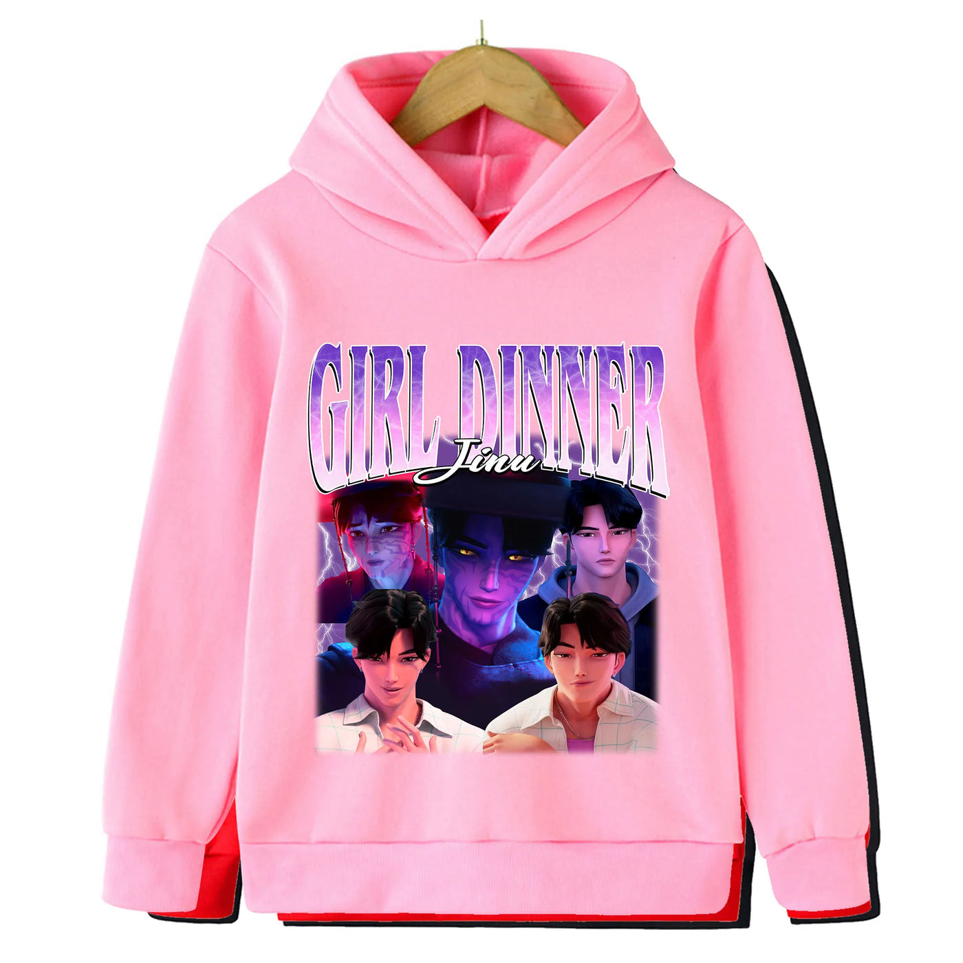 Kpop Witch Hunt Children's clothing, including men's and women's spring and autumn hoodies and fashionable sweatshirts