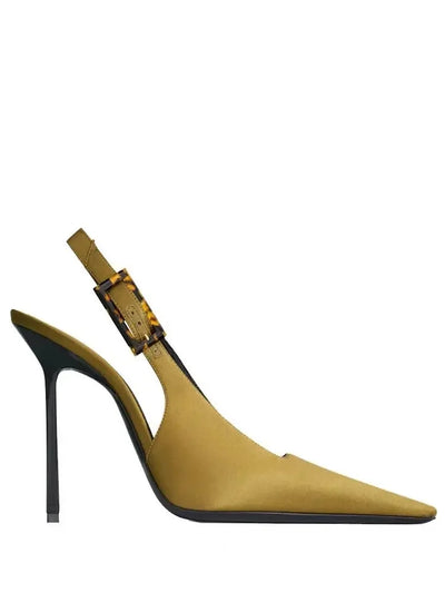 Yang Forest High Heels Spring New Purple Pointed Toe Thin Heel Sandals Women's Casual Synthetic Material round Toe Shoes