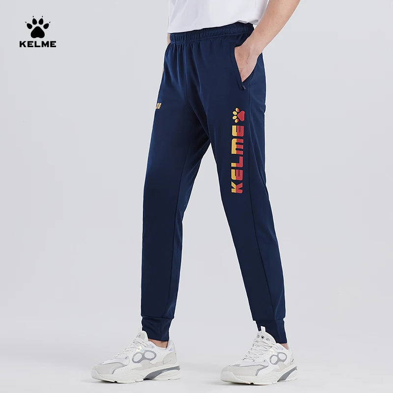 Kelme Football Leggings Sports Training Pants Summer Men's And Women's Leggings Knitted Thickened Outdoor Fitness Running Pants