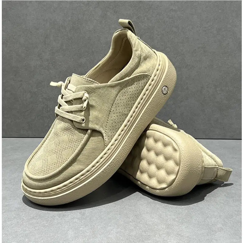 Fall New Men Casual Shoes Retro Lightweight Breathable Non-Slip Mens Sneakers 2025 Fashionable and Comfortable Flat Footwear Man