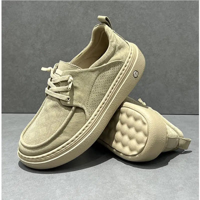 Fall New Men Casual Shoes Retro Lightweight Breathable Non-Slip Mens Sneakers 2025 Fashionable and Comfortable Flat Footwear Man