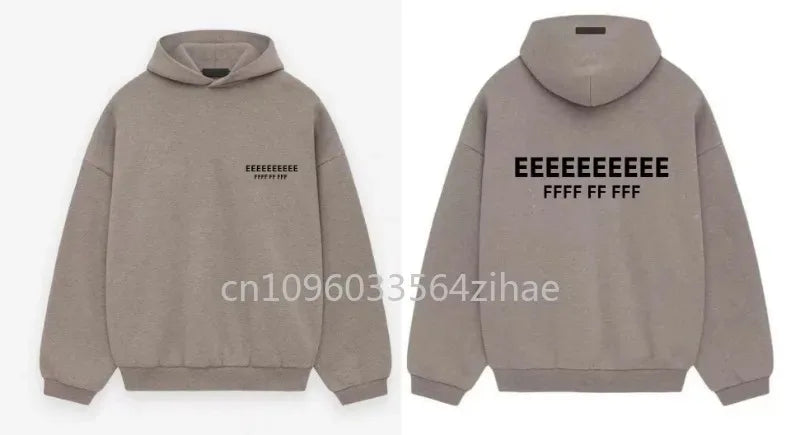 FW25 Luxury Design Men's Hoodies Chest Back Silicone Letter Logo Hoodies Designer Brand Men's Oversized Sports Tracksuits