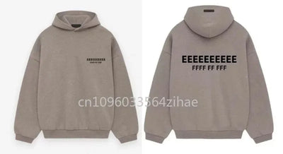 FW25 Luxury Design Men's Hoodies Chest Back Silicone Letter Logo Hoodies Designer Brand Men's Oversized Sports Tracksuits