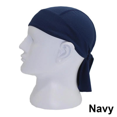 Quick Dry Pure Cycling Durag Head Scarf Summer Men Running Riding Bandana Headscarf Ciclismo Pirate Cap Headband