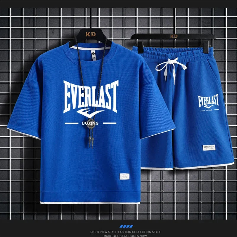 Men's summer Waffle set: