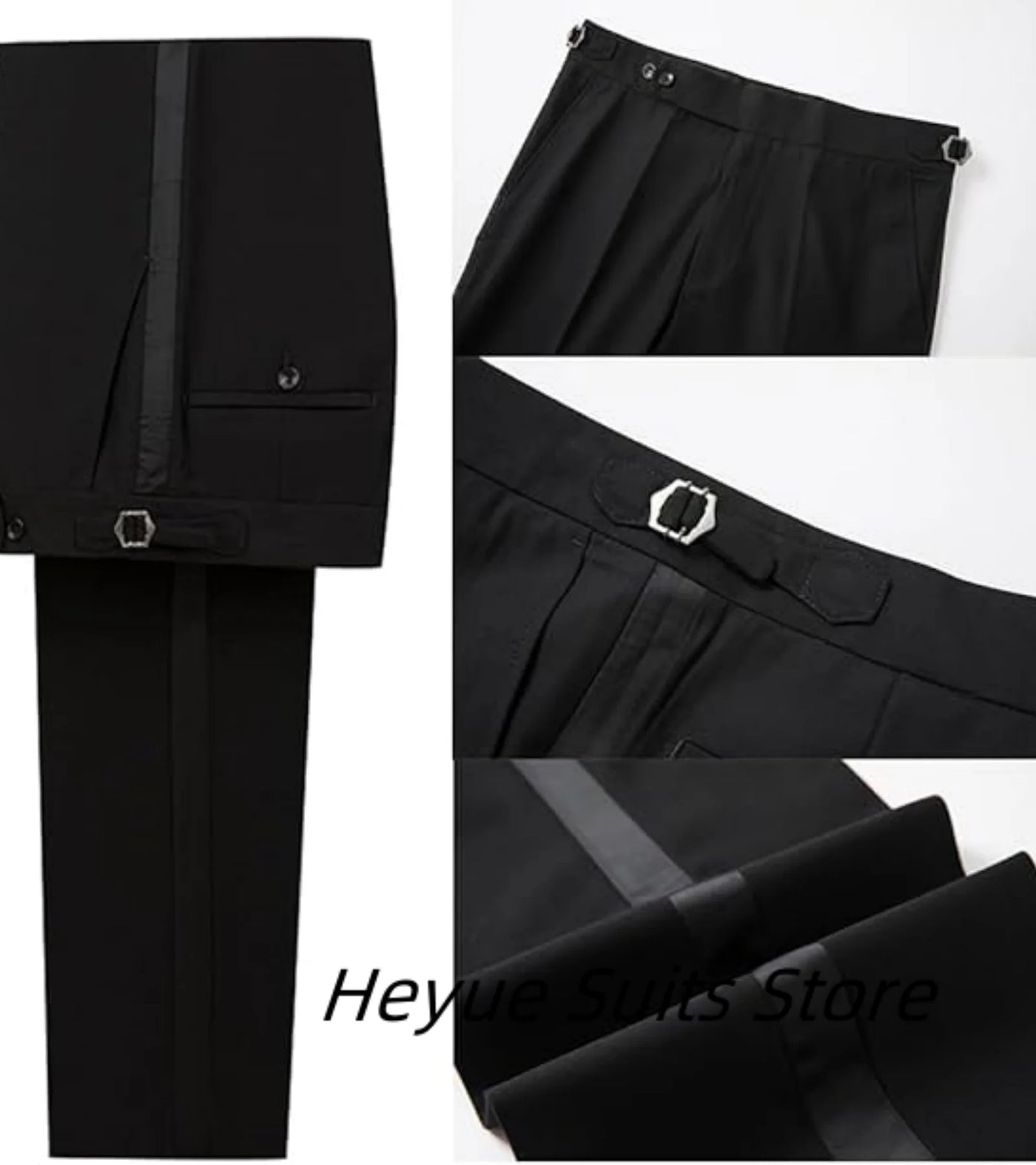 Luxury Applique Beads Men Suits Customized Groom Wedding Party Tuxedos 3 Pieces Sets Slim Fit Male Blazes Fashion Costumes Homme