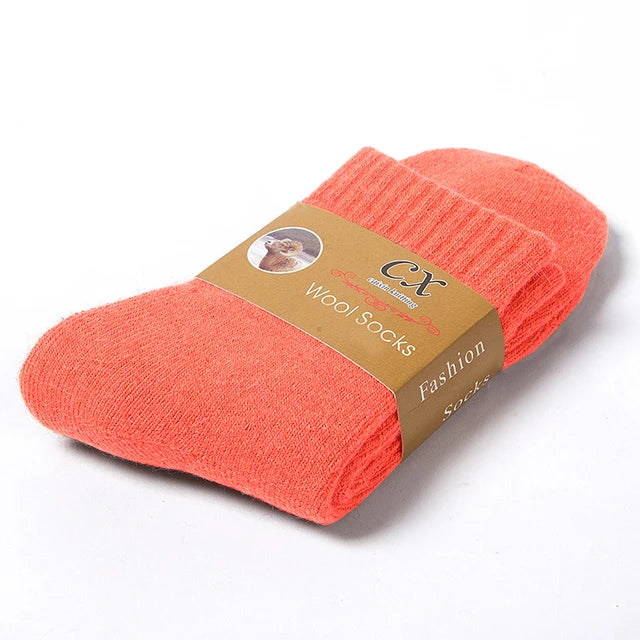 2025 New Winter Super Thicker Warm Socks Wool Male Men Women Socks Solid Socks Merino Wool Socks Against Cold Snow Terry Socks