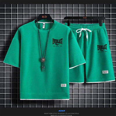 Men's summer Waffle set: