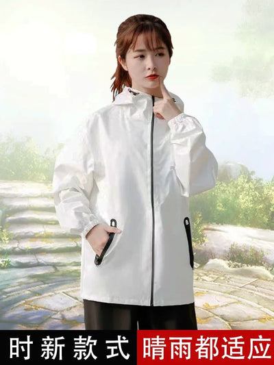 Summer Ultra Thin Raincoat Suit Waterproof Men's Women's Motorcycle Rain Coat Fishing Hiking Rainwaer Travel Outdoor Rain Gear