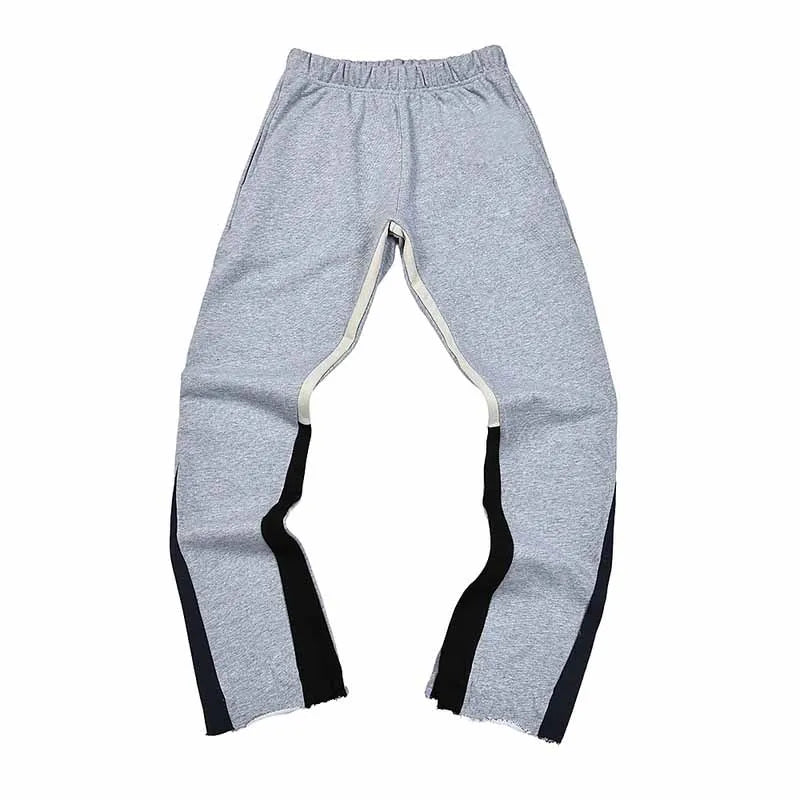 2025 GD Letter Printed Women Men Sweatpants Joggers LA Flare Splash-ink Side Striped Men Stretch Waist Jogging Pants Trousers
